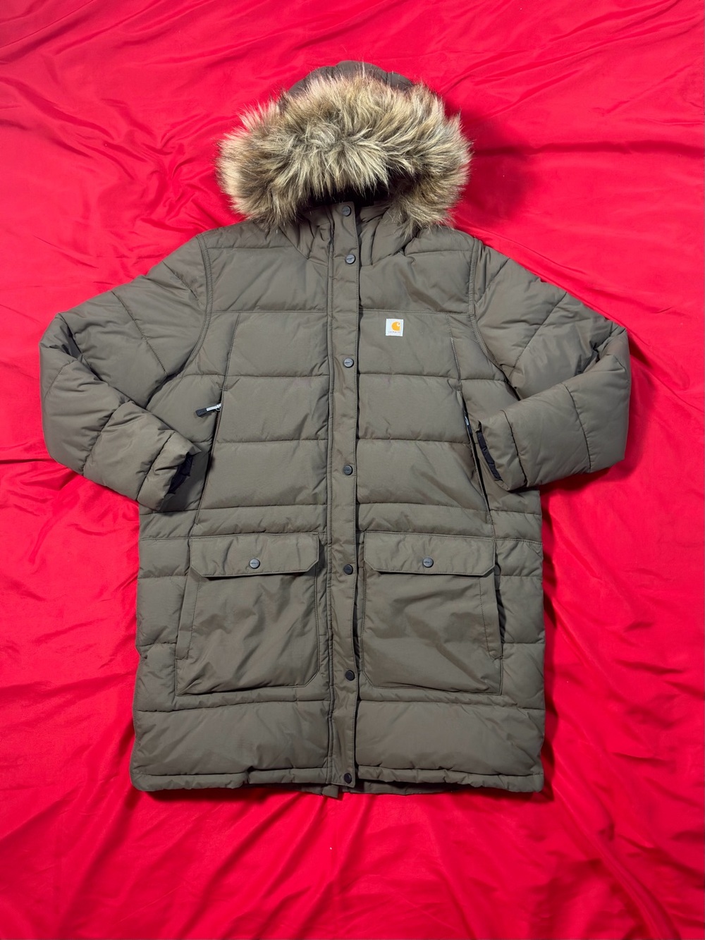 Carhartt Women's Montana Relaxed Fit Insulated Coat Tarmac XL 16-18